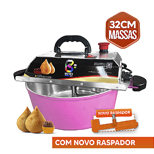32CM - Misturadora Rosa para DOCES E MASSAS com ajuste fino de velocidade, bivolt com chave seletora