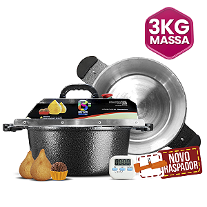 32CM - Misturadora DUPLA PRETA para DOCES E MASSAS com ajuste fino de velocidade, bivolt com chave seletora