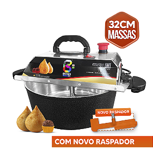 32CM - Misturadora Preta para DOCES E MASSAS com ajuste fino de velocidade, bivolt com chave seletora