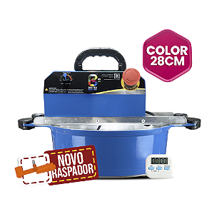 28CM - Misturadora Color Azul para  DOCES E RECHEIOS com ajuste fino de velocidade, bivolt com chave seletora