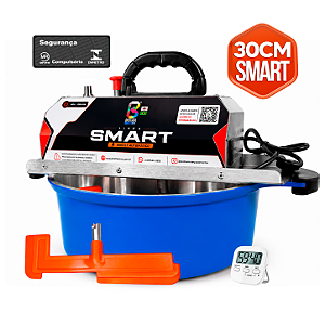 30CM - Misturadora SMART Azul para DOCES E RECHEIOS com ajuste fino de velocidade, BIVOLT AUTOMÁTICO