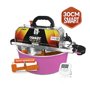 30CM - Misturadora SMART Rosa para DOCES E RECHEIOS com ajuste fino de velocidade, BIVOLT AUTOMÁTICO