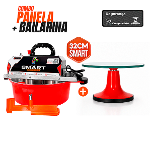 COMBO PANELA MISTURADORA DOCES E RECHEIOS SMART 32CM + BAILARINA PROFISSIONAL