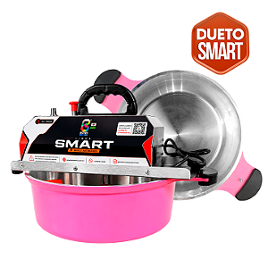 30 E 36CM - Misturadora SMART DUETO ROSA para DOCES E RECHEIOS com ajuste fino de velocidade, BIVOLT AUTOMÁTICO