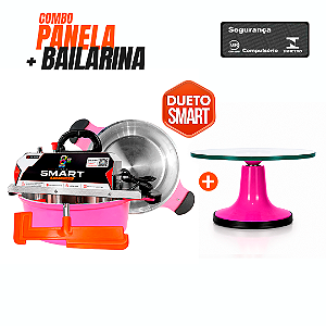 COMBO PANELA MISTURADORA DUETO SMART 30 E 36CM + BAILARINA PROFISSIONAL