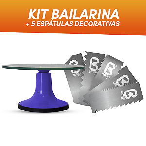 KIT BAILARINA LILÁS BROTHERMIX + 5 ESPÁTULAS DECORATIVAS