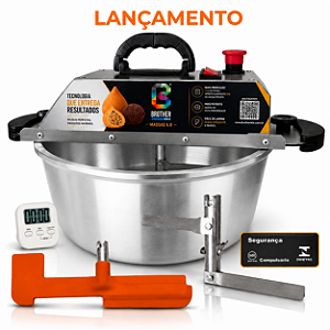36CM - Misturadora Polida para DOCES E MASSAS até 6kg de Massa pronta com ajuste fino de velocidade, bivolt com chave seletora