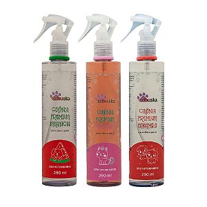 Kit Colônia Tchuska - CARAMELO, MELANCIA E CHICLETE 290ml