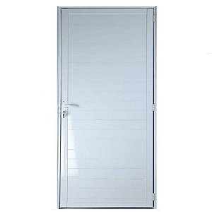 Porta Lambril de Alumínio Branco com Maçaneta