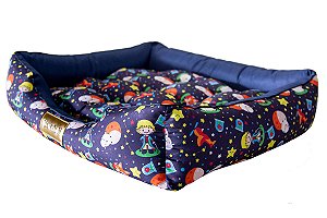Cama Retangular Luxo Pequeno Príncipe Para Cachorro ou Gato