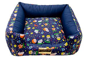 Cama Quadrada para Cachorro ou Gato Luppet Luxo Pequeno Príncipe