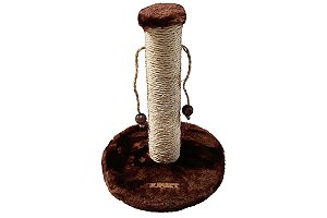 Brinquedo Arranhador Com Poste Para Gatos Marrom
