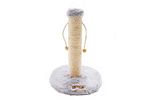 Brinquedo Arranhador com Poste para Gatos Cinza