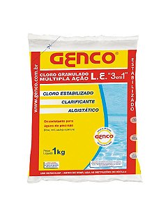 CLORO L.E. 3 EM 1 GENCO 1KG