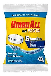 CLORO EM PASTILHA PENTA  HIDROALL 200 GR