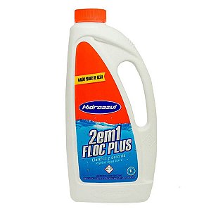HIDROAZUL CLARIFICANTE FLOCPLUS 2 EM 1 - 1L