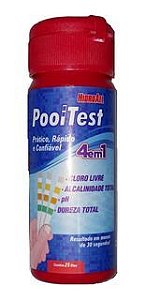 FITA TESTE POOLTEST 4 EM 1 C/25UN HIDROALL