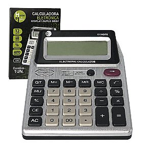 Calculadora Eletrônica Nota Falsa com Display Duplo