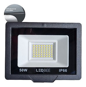 Refletor Led Smd Ip65 50W Branco Frio 6500K Bivolt