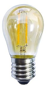 Lampada Led G45 E27 220 Lumens 2300K Branco Quente 1.8W Bivolt 360º Ctb