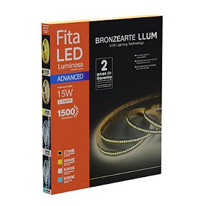 FITA LED ADVANCED 05 METROS 15W/M 2700K 12V 240 LED/M IP20