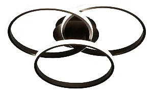 LUMINARIA SELENE 002P PRETO 45W 3 EM 1