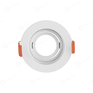 SPOT RECUADO EMBUTIR MR16 GU10 REDONDO BRANCO