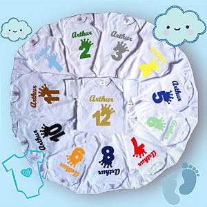 Kit Mêsversario menino Cores