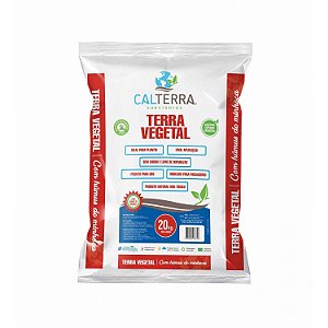 Terra Vegetal Adubada Com Humus 20 Kg