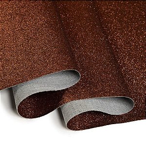 GLITTER 1/2 METRO COR BRONZE