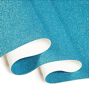 GLITTER 1/2 METRO COR TURQUEZA