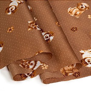 OXFORD 1/2 METRO DOG POÃƒ COR KAKI