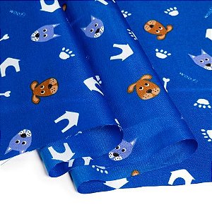 OXFORD 1/2 METRO DOG WOOF COR ROYAL