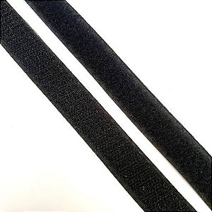 VELCRO ROLO 25 METROS PRETO LARG;20MM