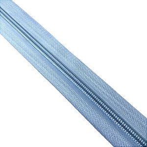 ZIPER N°6 PACOTE COM 10 METROS COR AZUL BEBE