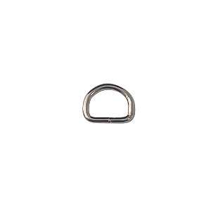 MEIA ARGOLA NIQUELADA 16MM AR 2,7 PACOTE COM 10 UNIDADES
