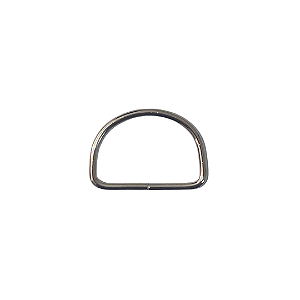 MEIA ARGOLA NIQUELADA 38MM AR 3,0 PACOTE COM 10 UNIDADES