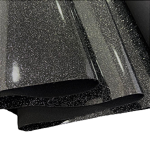 VERNIZ GLITTER SOFT 1/2 METRO COR PRETO