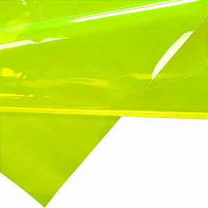 CRISTAL COLOR 0,40 COR AMARELO NEON 1/2 METRO