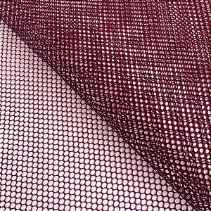 TELA VOLEI COLORIDA 1/2 METRO COR VINHO