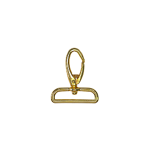MOSQUETÃO LUXO 6015 - 40MM DOURADO CATAFORETICO - UNIDADE