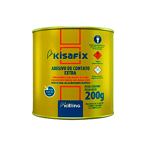 COLA KISAFIX ADESIVO DE CONTATO 200 GRS UNIDADE