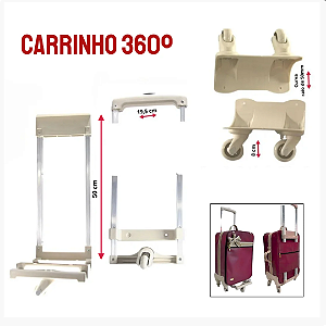 CARRINHO 360° BEGE - UNIDADE