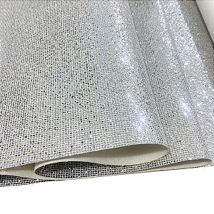 GLITTER PAETÊ 1/2 METRO COR PRATA