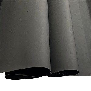 PVC SILICONE 0,7MM 1/2 METRO COR PRETO