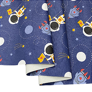 CORINO ESTAMPADO 1/2 METRO ASTRONAUTA