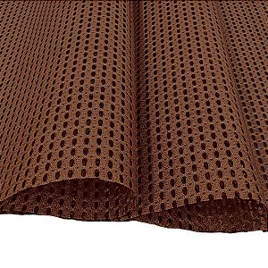 TELA LEBLON 1/2 METRO COR MARROM