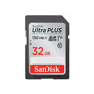 Cartão de Memória Sandisk Ultra Plus 130mb/s 32gb Sdhc Original