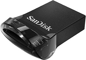 Mini Pendrive Sandisk Ultra Fit 64gb Ubs 3.1 Lacrado 130mbs