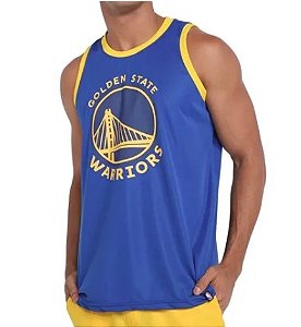 Blusa Regata Golden State Warriors - cor azul - tamanho G